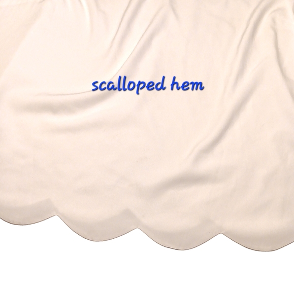 Jessica London vintage Women's Plus Size White Blouse with Scalloped bot… - Picture 4 of 11